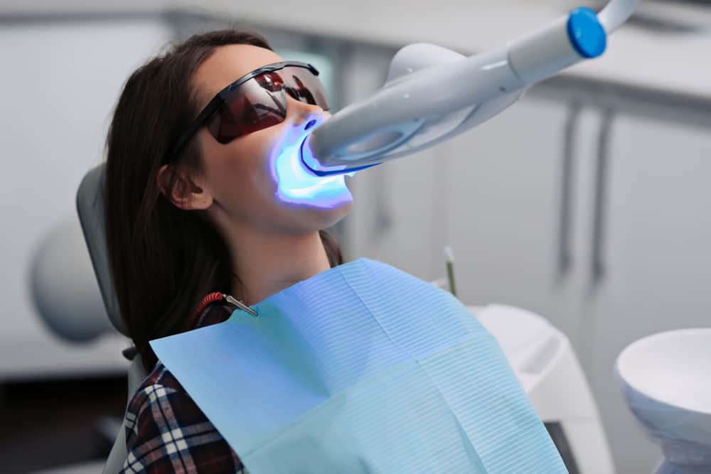 Teeth whitening treatment